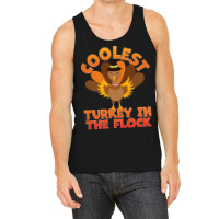 Coolest Turkey In The Flock Toddler Boys Thanksgiv Tank Top | Artistshot