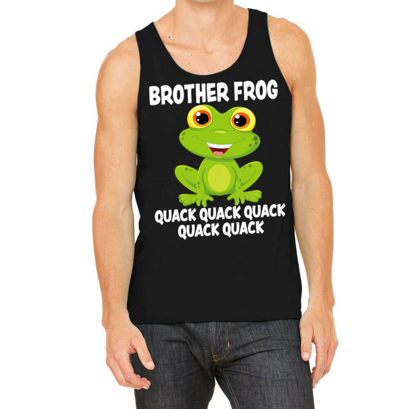 Brother Frog Animal Pun Love Amphibian Toad Frogs  Tank Top by KayleaGrosso | Artistshot