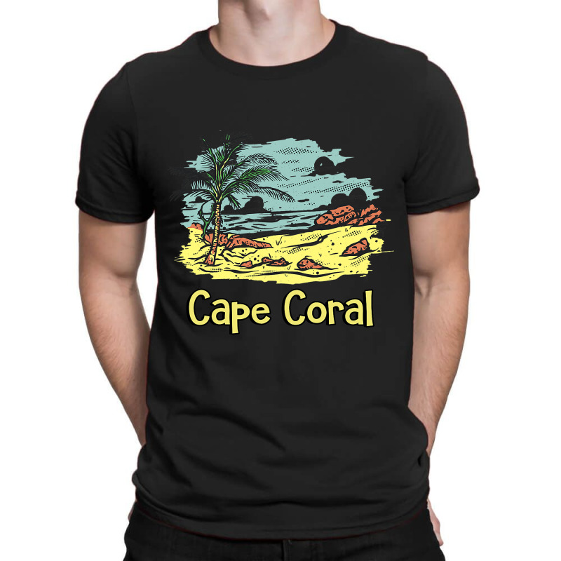 Cape Coral Beach Sun Surf Sand Travel T-shirt | Artistshot