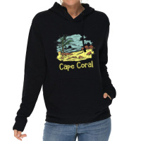 Cape Coral Beach Sun Surf Sand Travel Lightweight Hoodie | Artistshot