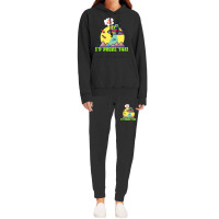 Cute Alien Head With Ufo Spaceship Id Probe That Hoodie & Jogger Set | Artistshot