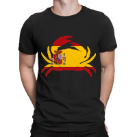 Crab Vintage Spain Spanish Flag Seafood Lover T-shirt | Artistshot