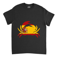 Crab Vintage Spain Spanish Flag Seafood Lover Classic T-shirt | Artistshot