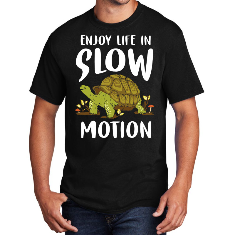 Turtle Tortoise Chill Slow Loggerhead Leatherback  Basic T-shirt | Artistshot