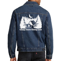 Camp More Worry Less Men Denim Jacket | Artistshot