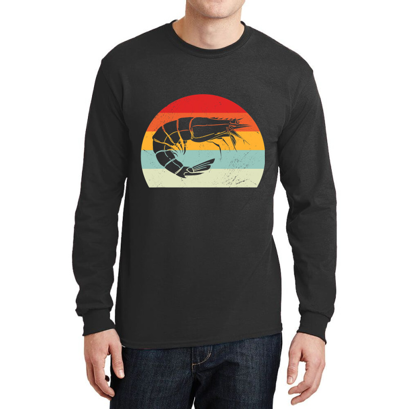 Vintage Shrimp 2crayfish Fan Crustacean Fanatic Cr Long Sleeve Shirts | Artistshot