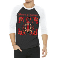 Venus Flower In Scorpio Nocturnal Animal Scorpion 3/4 Sleeve Shirt | Artistshot