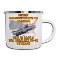 Veteran Day Aircraft Carrier Coral Sea Cv43 Warshi Camper Cup | Artistshot