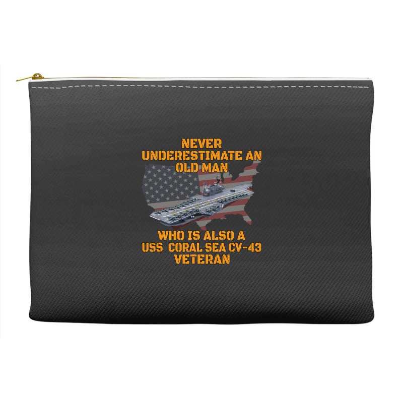 Veteran Day Aircraft Carrier Coral Sea Cv43 Warshi Accessory Pouches | Artistshot