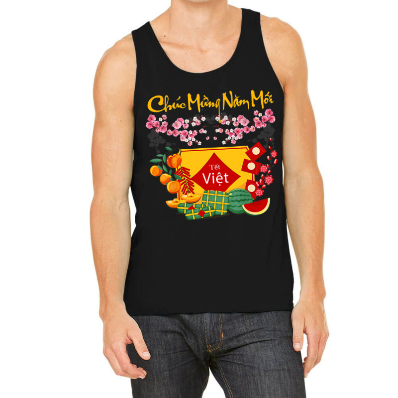 Vietnamese Lunar New Year Tet Viet Tiger Chuc Mung Tank Top | Artistshot