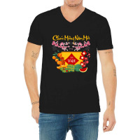 Vietnamese Lunar New Year Tet Viet Tiger Chuc Mung V-neck Tee | Artistshot