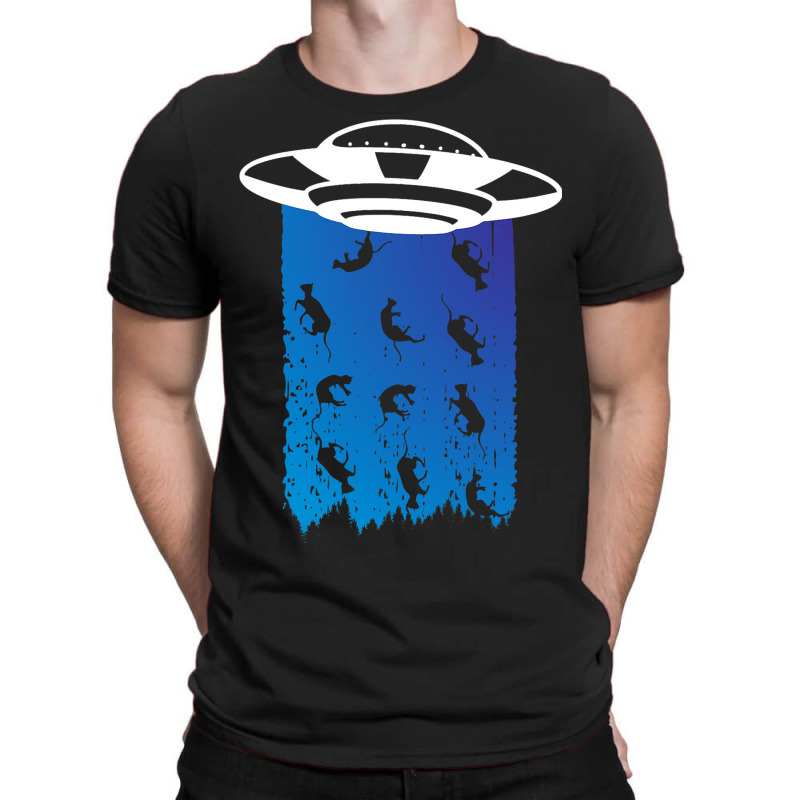 Ufo Abduction Alien Cat Extraterrestrial Kitty Own T-shirt | Artistshot