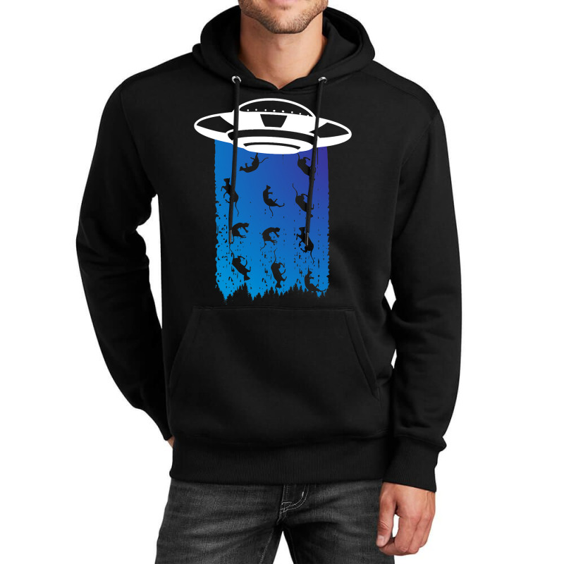 Ufo Abduction Alien Cat Extraterrestrial Kitty Own Unisex Hoodie | Artistshot