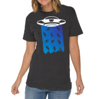 Ufo Abduction Alien Cat Extraterrestrial Kitty Own Vintage T-shirt | Artistshot