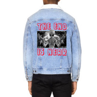 The End Is Close 2alien Streetwear 21 Unisex Sherpa-lined Denim Jacket | Artistshot