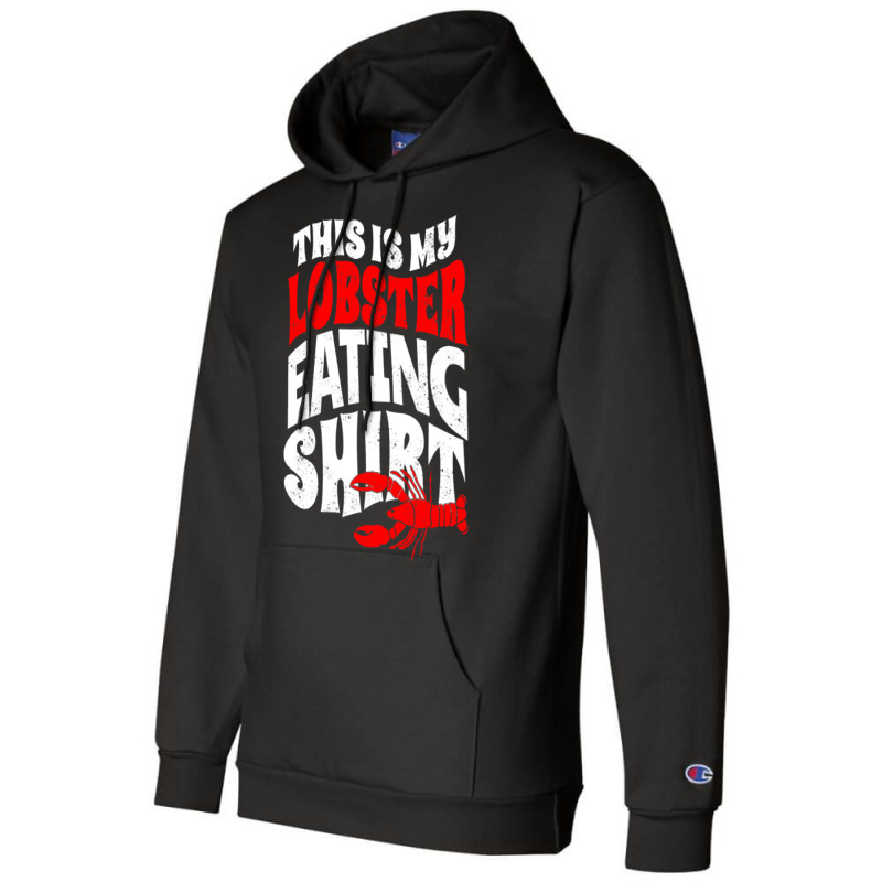 Vintage This Is My Lobster Eating Champion Hoodie | Artistshot