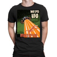 Ufo Flying Saucer Invasion 1950s Sience Fiction Ab T-shirt | Artistshot