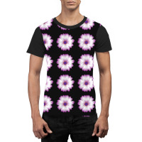 Beautiful Purple Daisy Flowers Pattern Graphic T-shirt | Artistshot