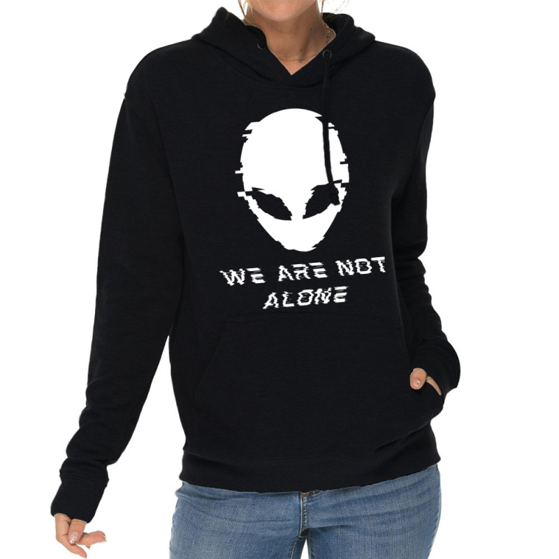 We Are Not Alone Life On Mars Alien Conspiracy Ufo Lightweight Hoodie | Artistshot