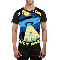 Ufo Abduction They Are Coming July 2alien Spaceshi Graphic T-shirt | Artistshot