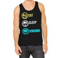 Synchronized Skating Eat Sleep Synchro Group Tank Top | Artistshot