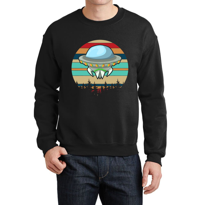 Unidentified Flying Object Extraterrestrial Alien  Crewneck Sweatshirt | Artistshot