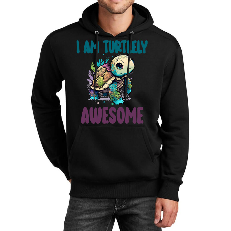 Turtlely Awesome Turtle Clothes Aquatic Animal Tor Unisex Hoodie | Artistshot