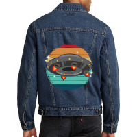 Unidentified Flying Object Extraterrestrial Alien  Men Denim Jacket | Artistshot