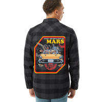 Trip Road To Mars Travel Spaceship Space Science F Flannel Shirt | Artistshot