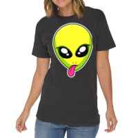 Trippy Alien Face Vintage T-shirt | Artistshot