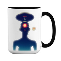 Unidentified Flying Object Portrait Scifi Alien 15 Oz Coffee Mug | Artistshot