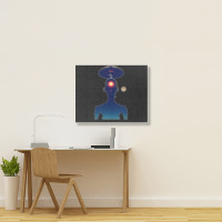 Unidentified Flying Object Portrait Scifi Alien Landscape Canvas Print | Artistshot