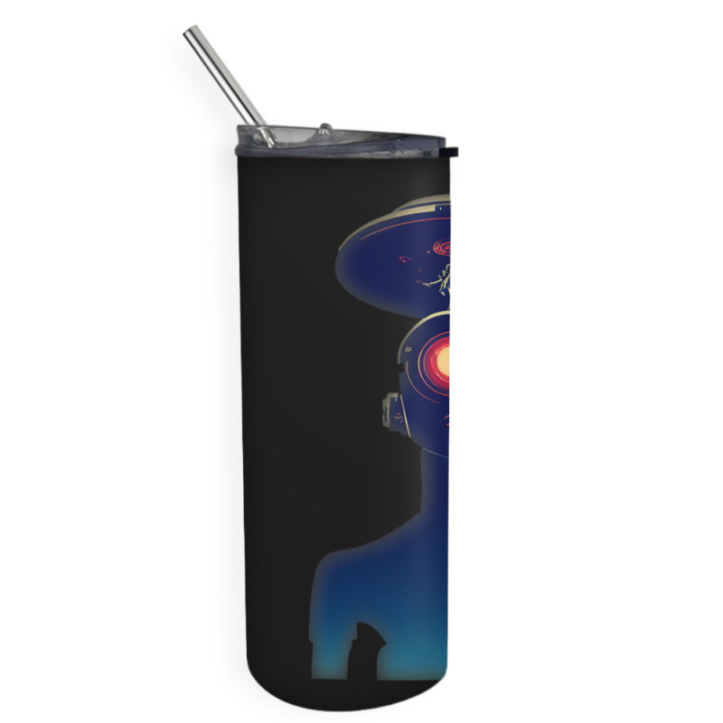 Unidentified Flying Object Portrait Scifi Alien Skinny Tumbler | Artistshot