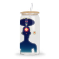 Unidentified Flying Object Portrait Scifi Alien Glass Tumbler | Artistshot