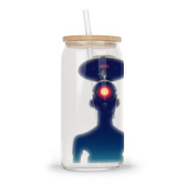 Unidentified Flying Object Portrait Scifi Alien Glass Tumbler | Artistshot