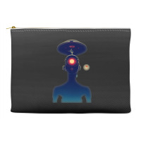 Unidentified Flying Object Portrait Scifi Alien Accessory Pouches | Artistshot