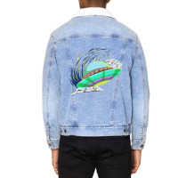 Unidentified Flying Object Science Fiction Ufo Bel Unisex Sherpa-lined Denim Jacket | Artistshot