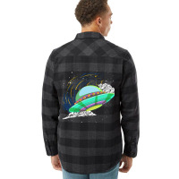 Unidentified Flying Object Science Fiction Ufo Bel Flannel Shirt | Artistshot