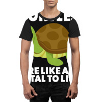 Turtles Are Like Air Vital To Life Sea Animal Funn Graphic T-shirt | Artistshot