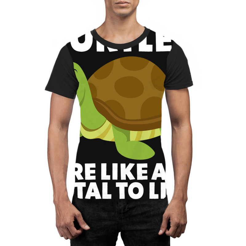 Turtles Are Like Air Vital To Life Sea Animal Funn Graphic T-shirt by JanChao | Artistshot