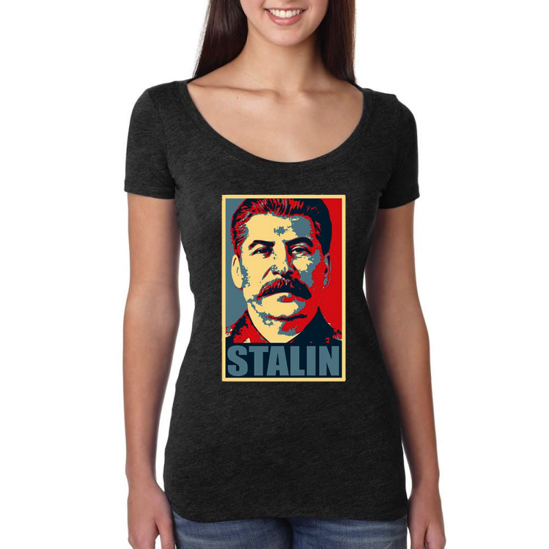 #stalin Hope Essential Women's Triblend Scoop T-shirt by ardylanda | Artistshot