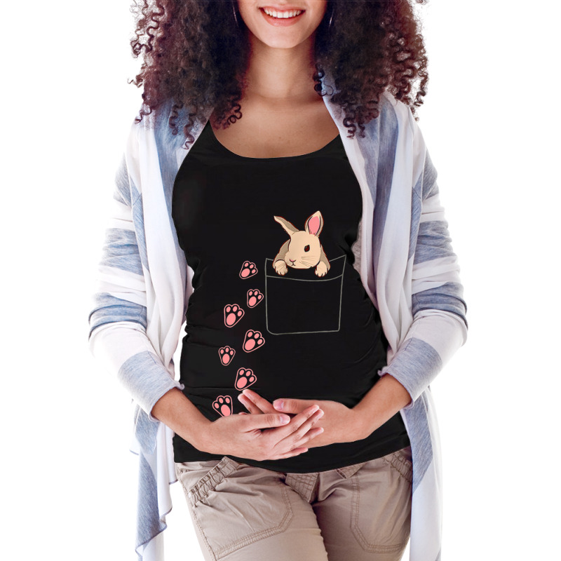 Easter Cute Bunny Maternity Scoop Neck T-shirt | Artistshot