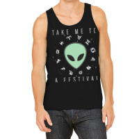 Take Me To A Festival Alien Zodiac Circle V2 Tank Top | Artistshot