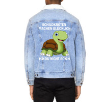 Turtles Machen Glücklich Du Nicht So Sea Turtle Unisex Sherpa-lined Denim Jacket | Artistshot