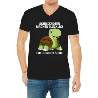 Turtles Machen Glücklich Du Nicht So Sea Turtle V-neck Tee | Artistshot