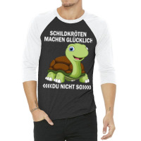 Turtles Machen Glücklich Du Nicht So Sea Turtle 3/4 Sleeve Shirt | Artistshot