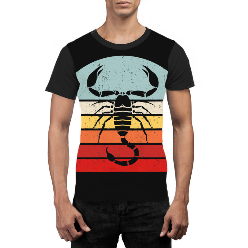 Vintage Zodiac Sign Scorpion Graphic T-shirt | Artistshot