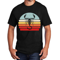 Vintage Zodiac Sign Scorpion Basic T-shirt | Artistshot