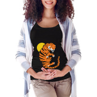 Tiger Angry Wild Maternity Scoop Neck T-shirt | Artistshot