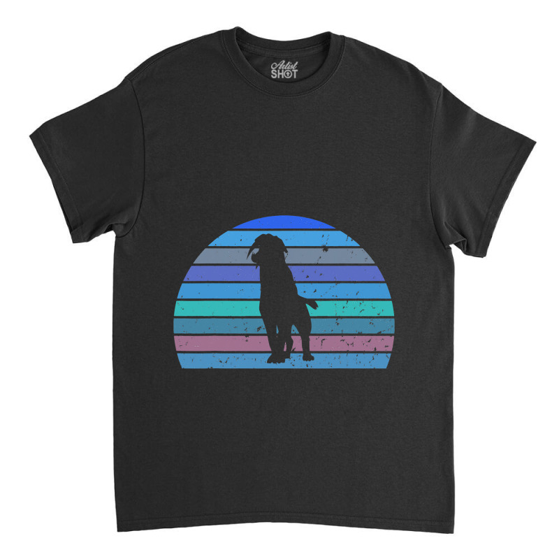 Vintage Retro Saber Toothed Tiger Dinosaur Sunset  Classic T-shirt | Artistshot